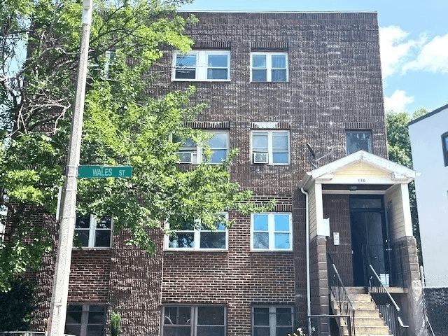 Front of the building