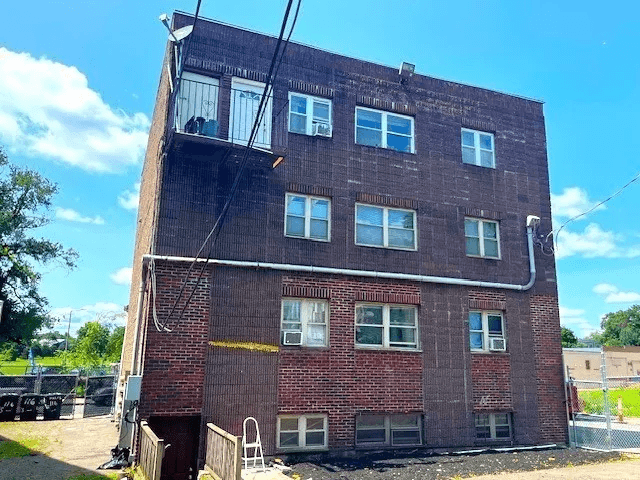 Back of the building