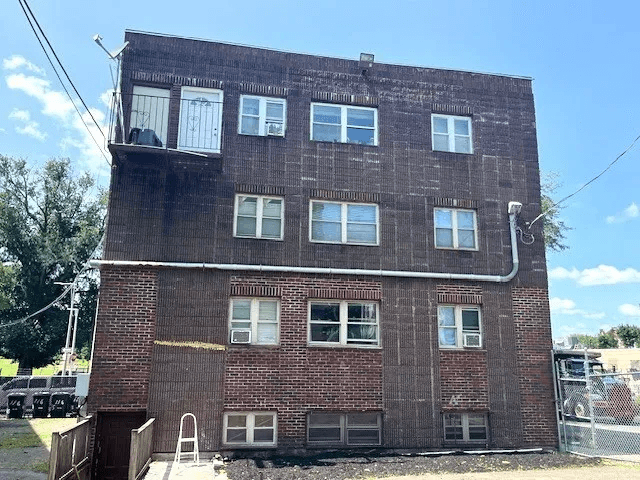 Back of the building